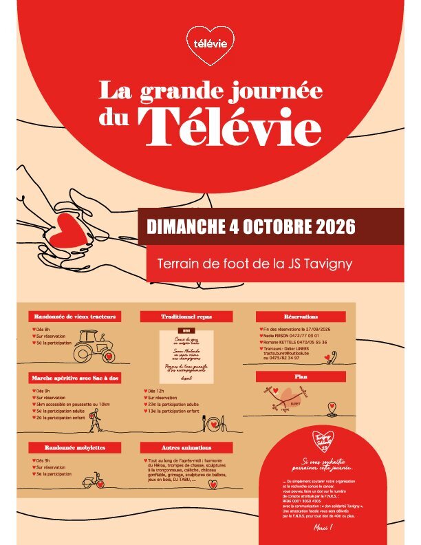Loisirs Grande Journée Télévie ❤️