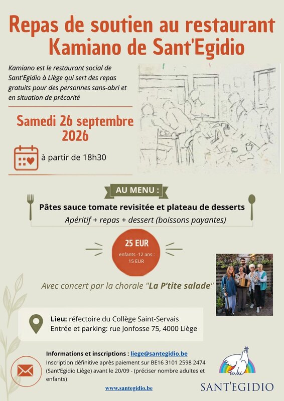 Loisirs Repas soutien restaurant social Kamiano
