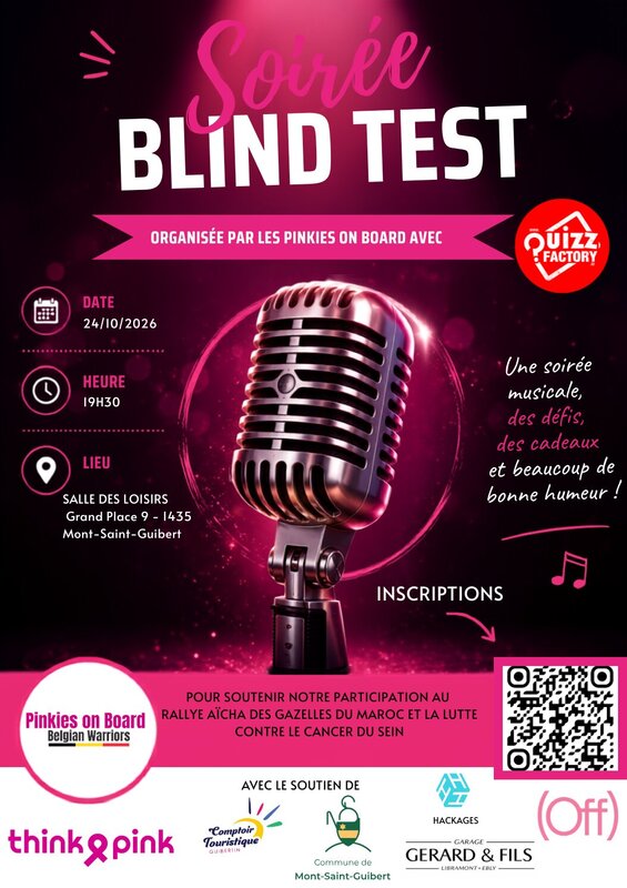 Soirées Blind Test Solidaire