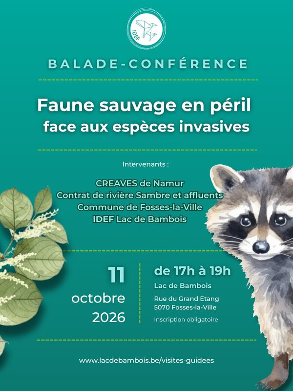 Loisirs Balade-conférence Faune sauvage péril face espèces invasives