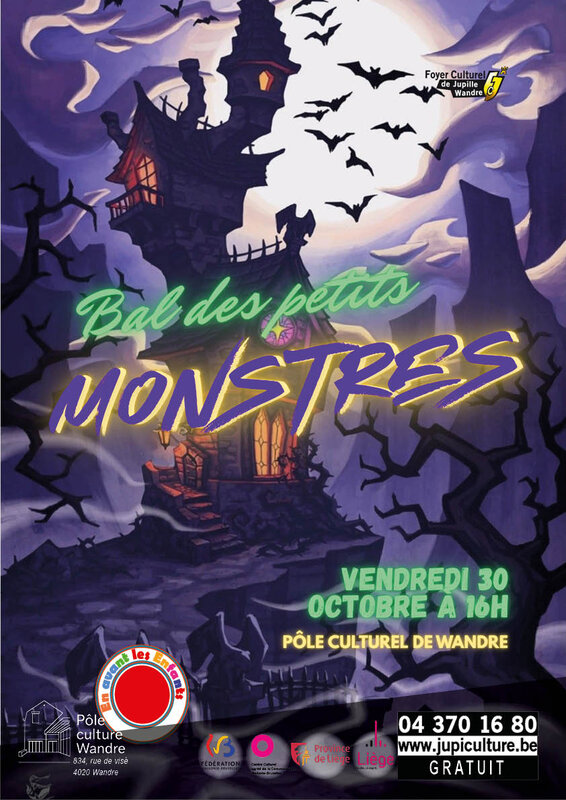 Loisirs Bal petits monstres Halloween famille