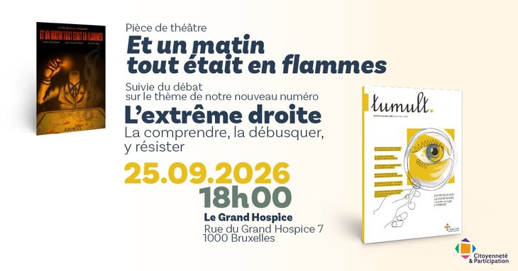 Spectacles Et soudain tout était flammes - suivi d un débat