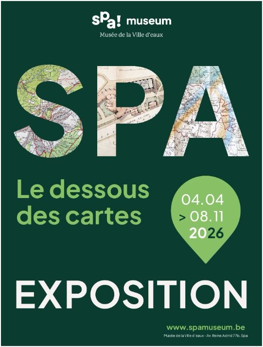 Expositions Spa. dessous cartes - visite guidée gratuite