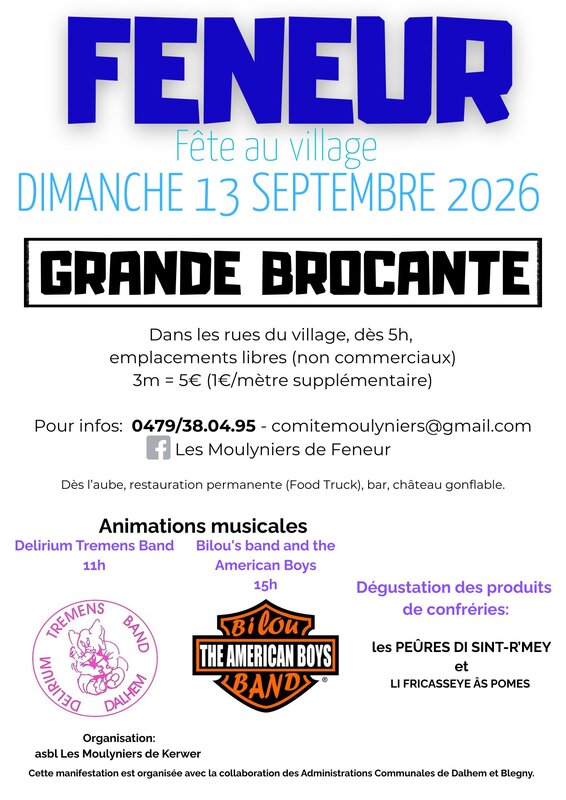 Grande brocante Feneur