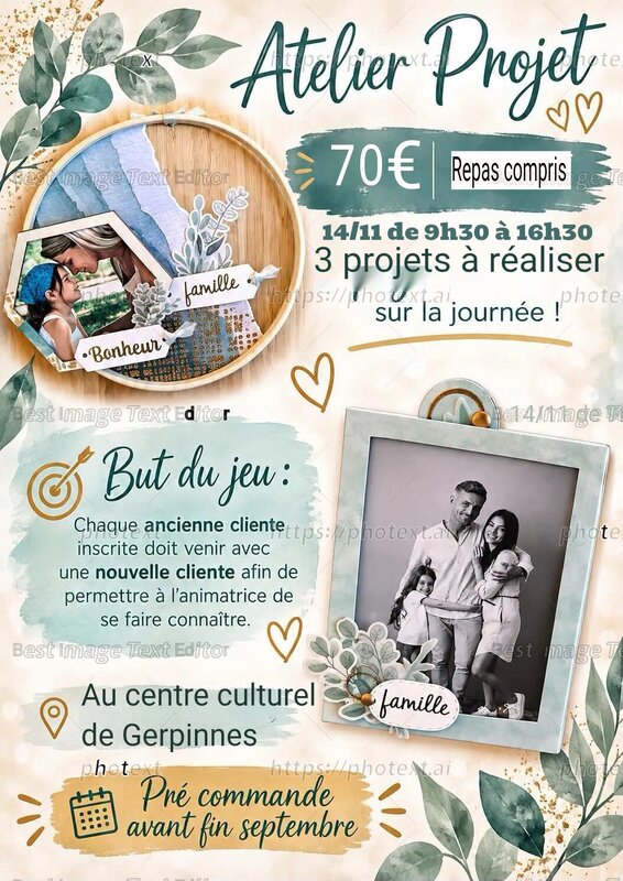 Stages,cours Atelier créatif Noël