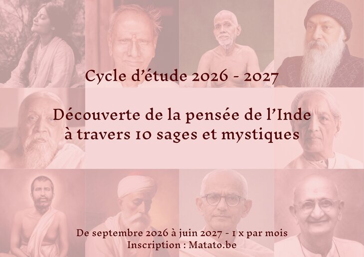 Conférences Cycle d étude la pensée indienne (1ere soirée)