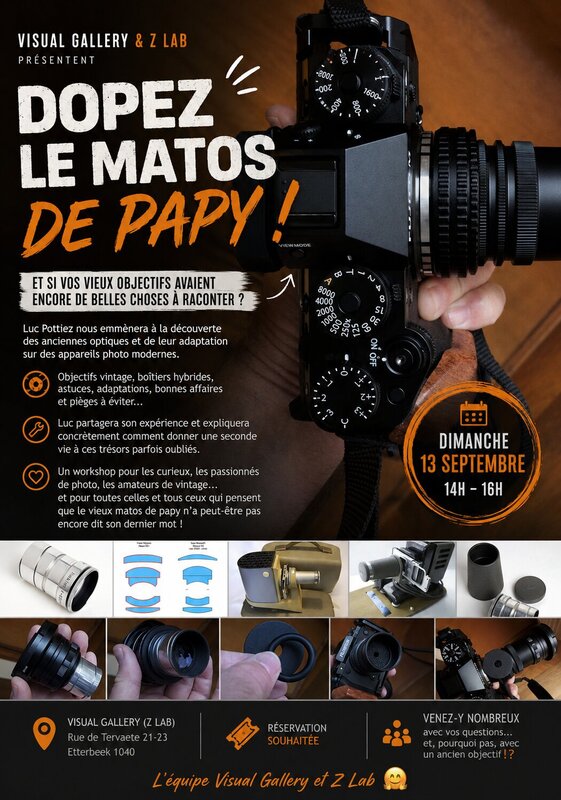 Conférences Que faire son vieux matériel photo ?
