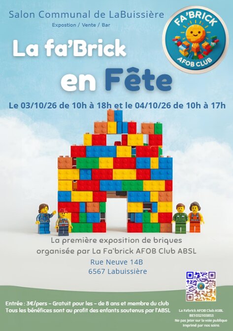Expositions La fa’Brick fête