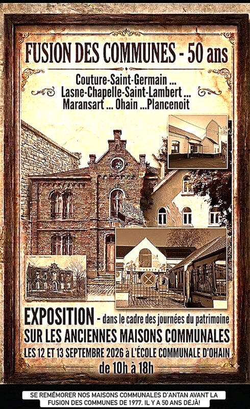 Expositions Les maisons communales l entité Lasne avant fusion communes