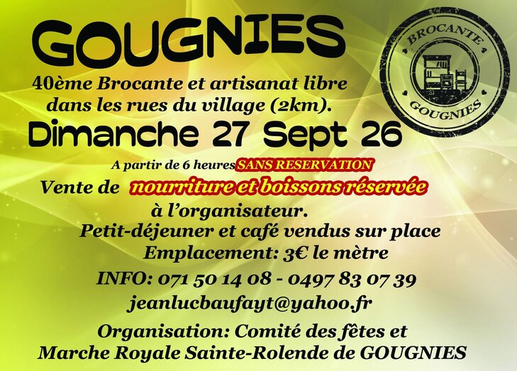  40 brocante Gougnies