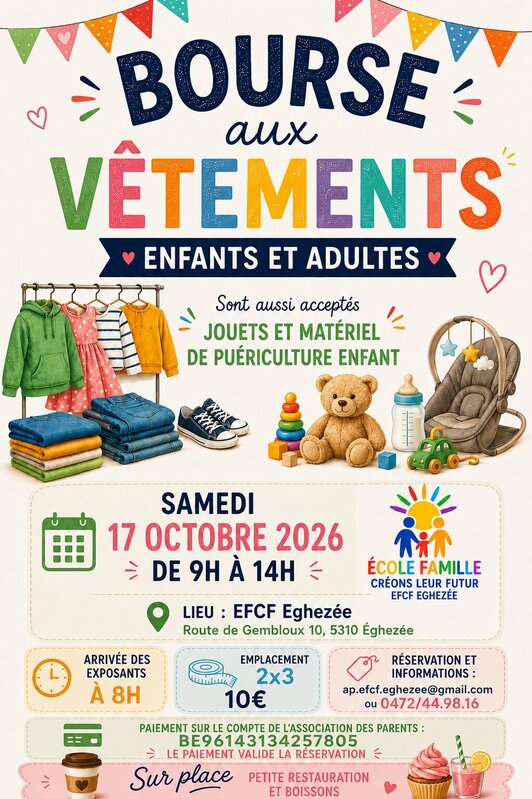  Bourse vêtements