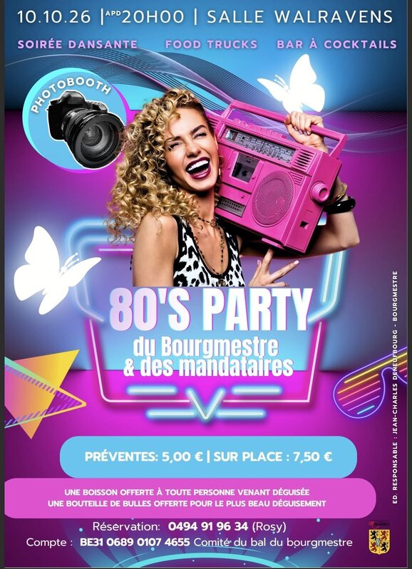 Soirées Bal bourgmestre de mandataires