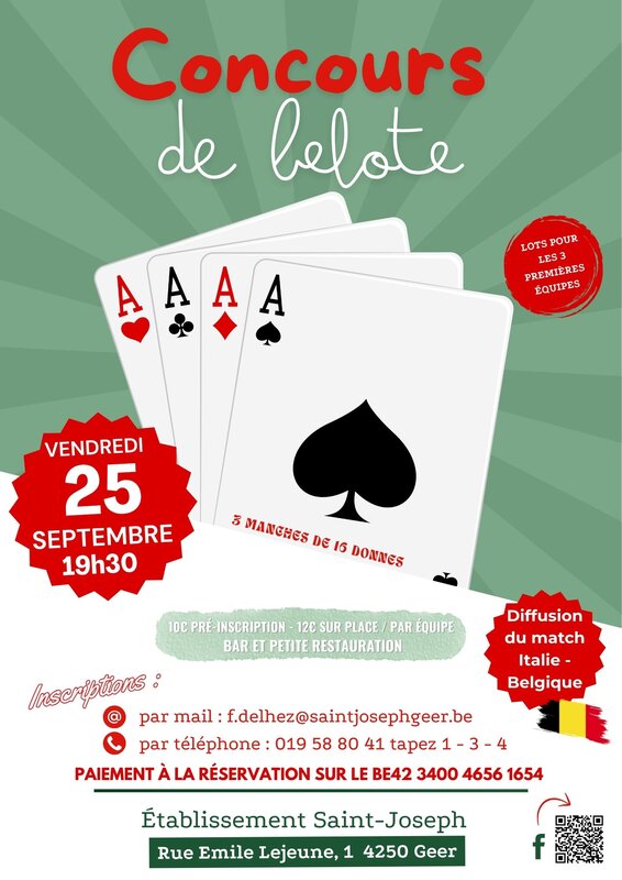 Loisirs Concours Belote