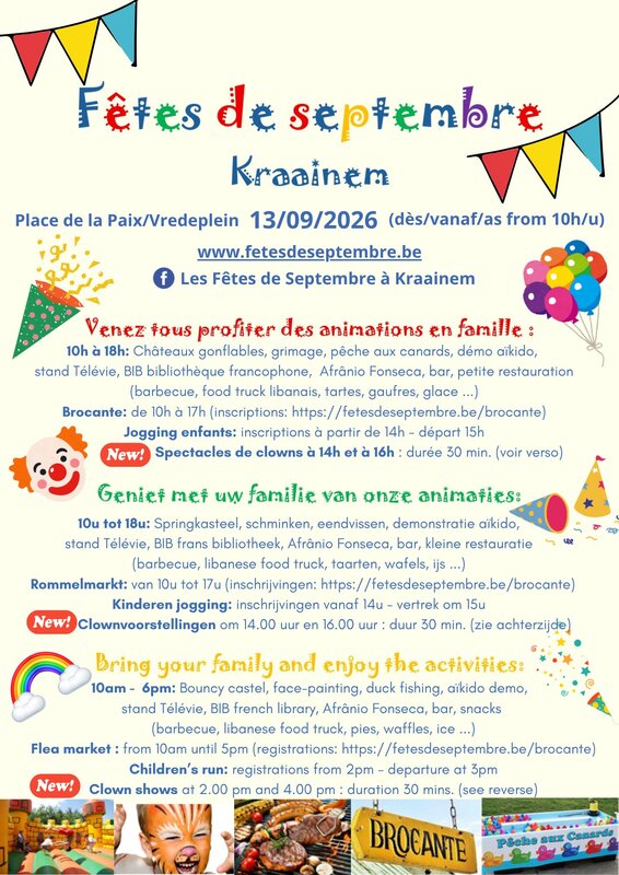Loisirs Fêtes Septembre