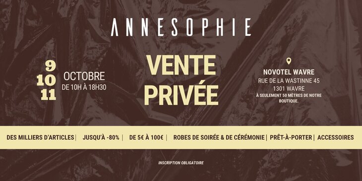 Loisirs Vente Privée Anne-Sophie
