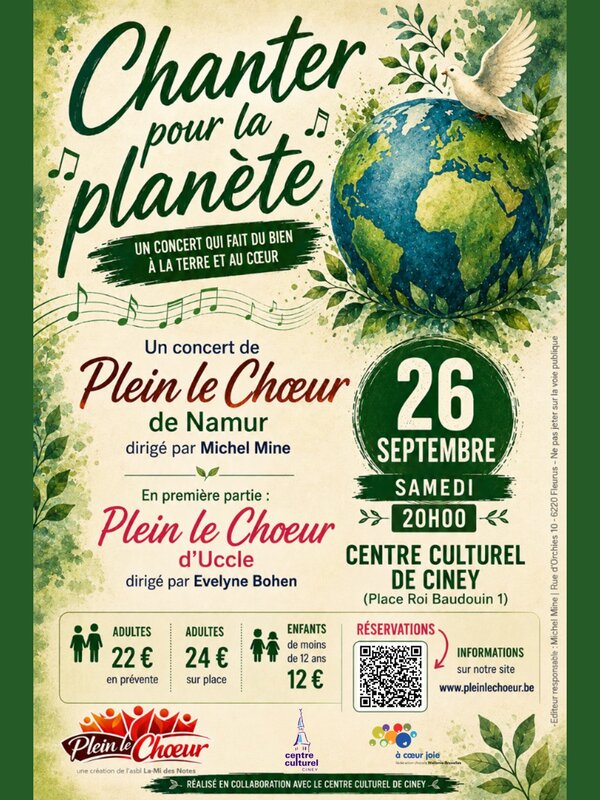 Concerts Chanter pour planète