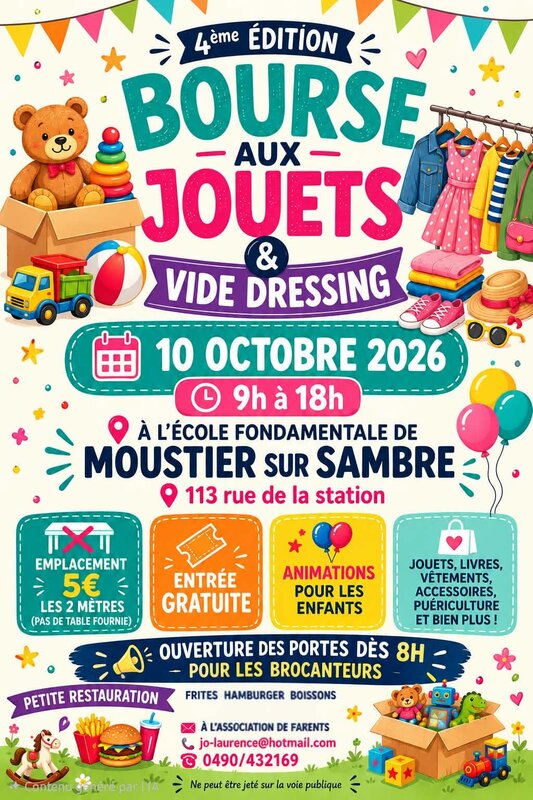 Loisirs Bourse jouets vide dressing