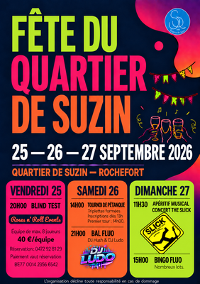 Loisirs Fête Quartier Suzin 2026
