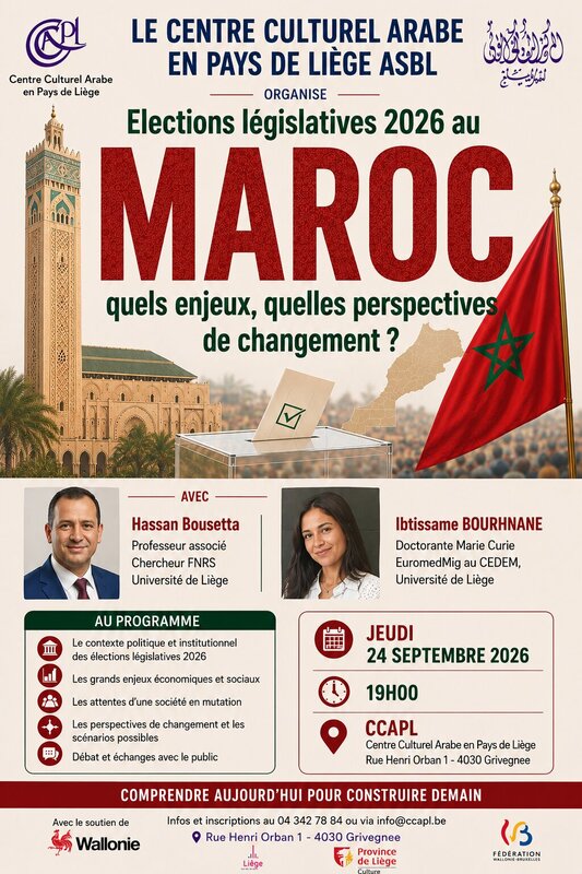 Conférences Élections législatives Maroc
