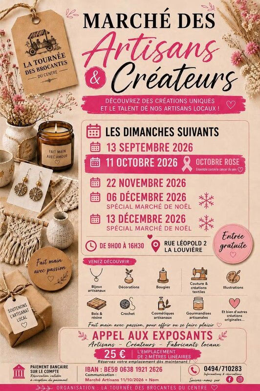 Loisirs Marché artisans créateurs
