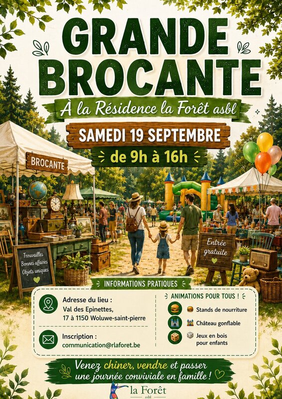  Brocante la Résidence Forêt