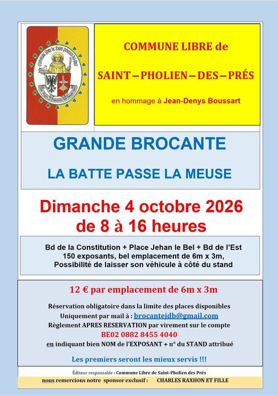 Grande Brocante Batte. Passe Meuse