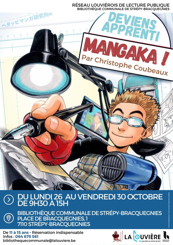 Stages,cours Deviens apprenti mangaka 