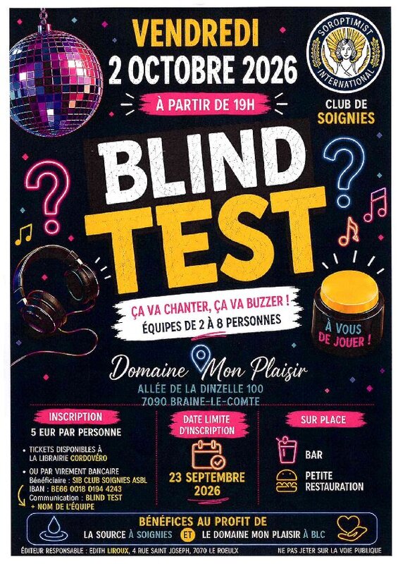 Soirées Blind Test
