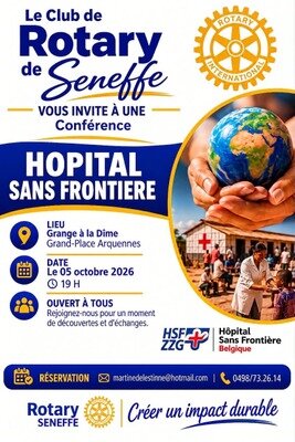 Conférences Conférence - Hôpital sans frontière