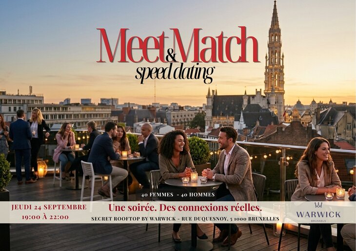 Soirées ✨Meet & Match : Speed Dating Rooftop  Femmes - Hommes) ✨