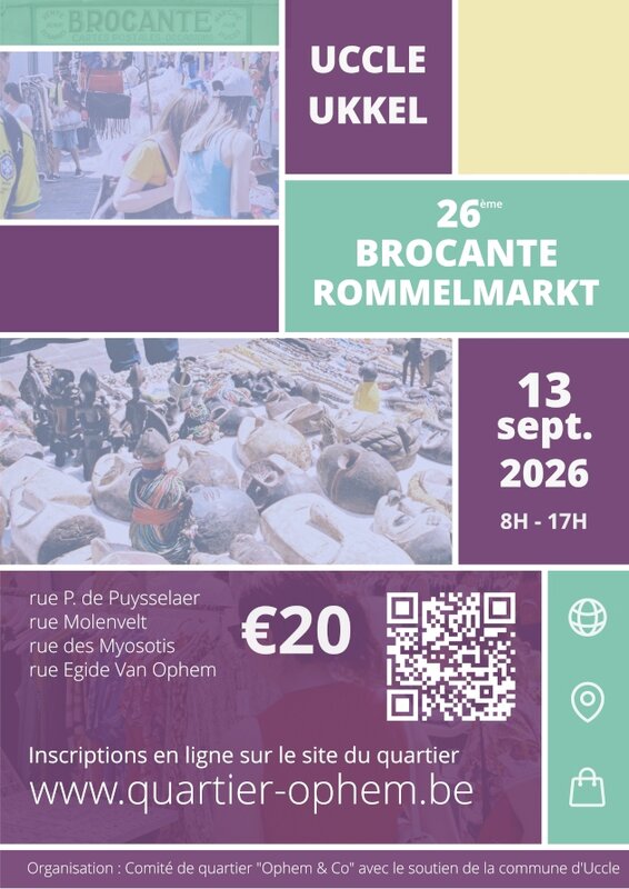  Grande brocante Ophem & Uccle
