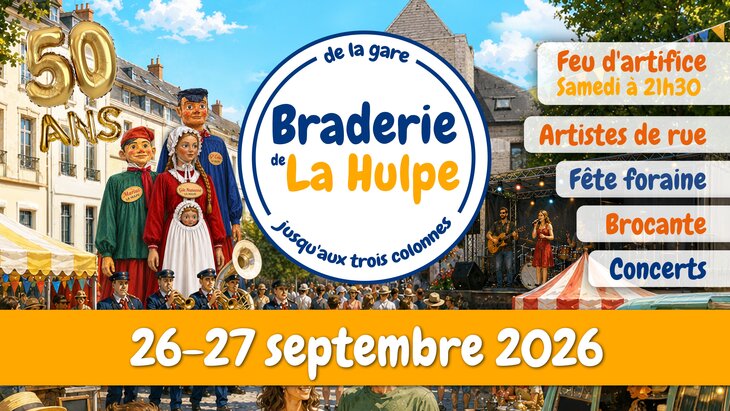 Loisirs La grande Braderie La Hulpe fête 50 ans