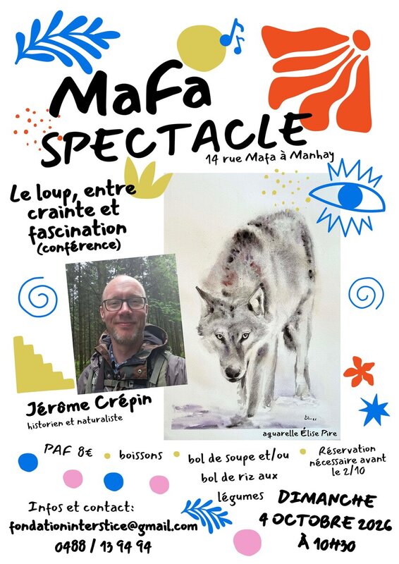 Conférences Conférence loup, entre crainte fascination 