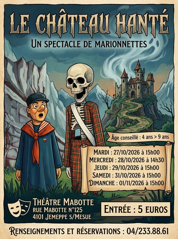 Spectacles Le Château Hanté