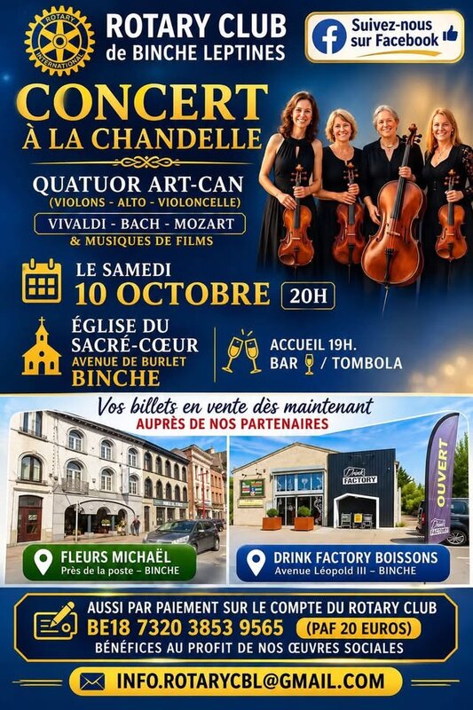 Concerts Concert la chandelle