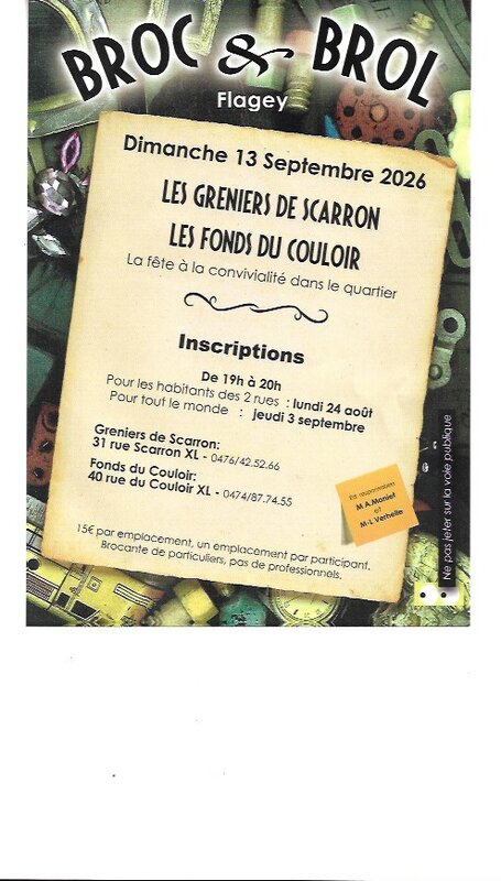  Brocante annuelle quartier