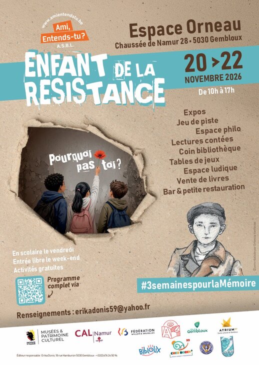 Expositions Enfant la Résistance : Pourquoi toi ?