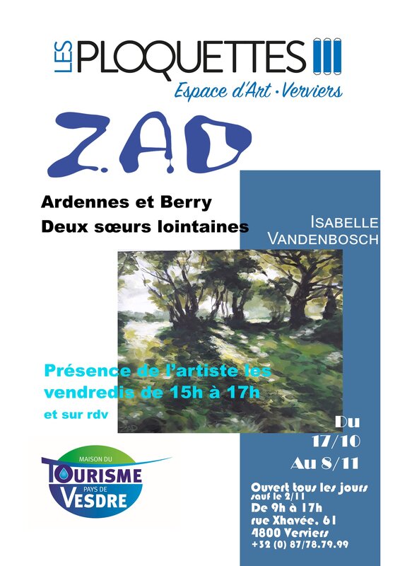 Expositions Exposition : - Ardennes Berry, deux sœurs lointaines…