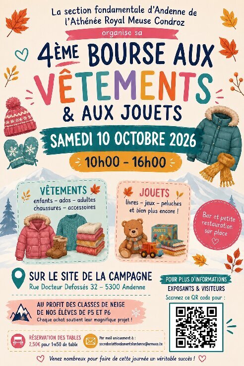 Loisirs Bourse vêtements aux jouets