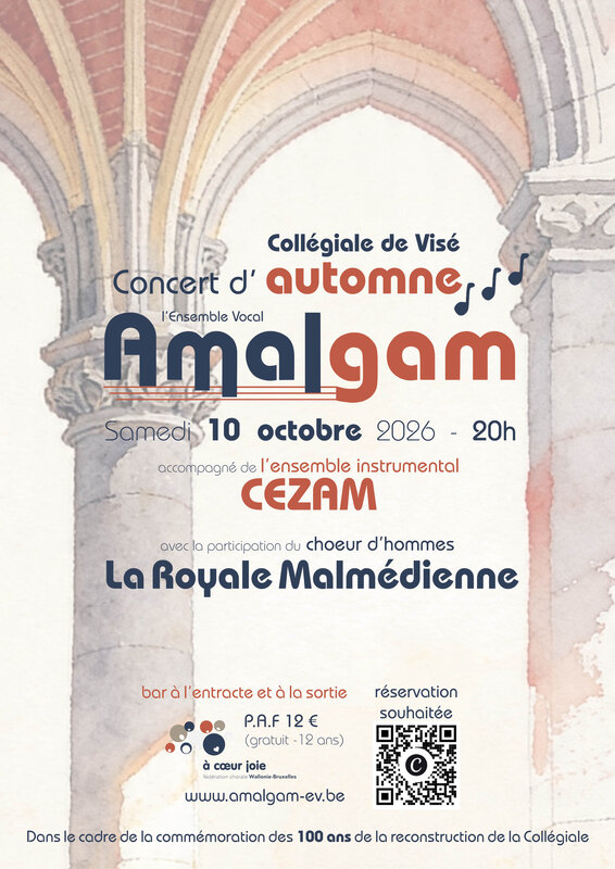 Concerts Concert d Automne l ensemble vocal Amalgam