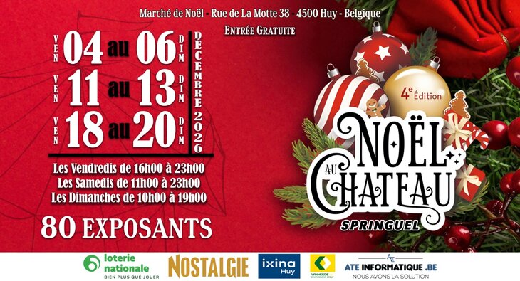 Marchés de Noël Noël Château - Château Springuel Huy