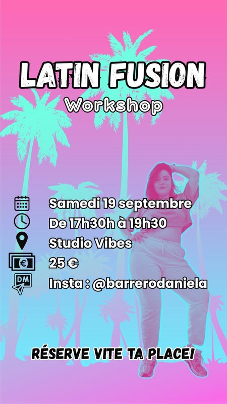 Stages,cours Workshop Latin Fusion