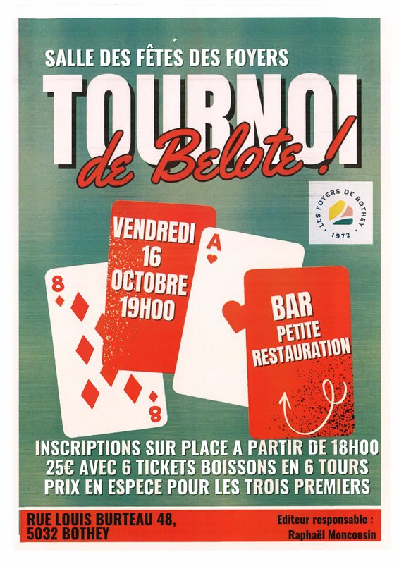 Loisirs Concours belote