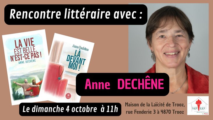 Conférences Rencontre littéraire avec Anne Dechêne