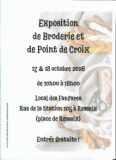 Expositions Broderies point compté