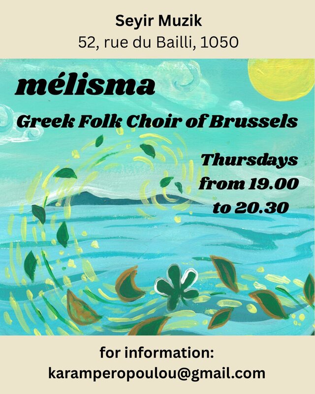 Stages,cours Chorale chant traditionnel grec  mélisma 