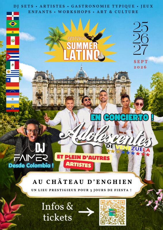 Loisirs Festival Summer Latino Château d Enghien