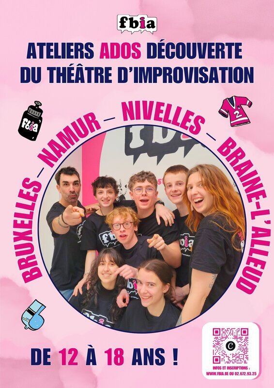 Stages,cours Ateliers d impro réguliers -