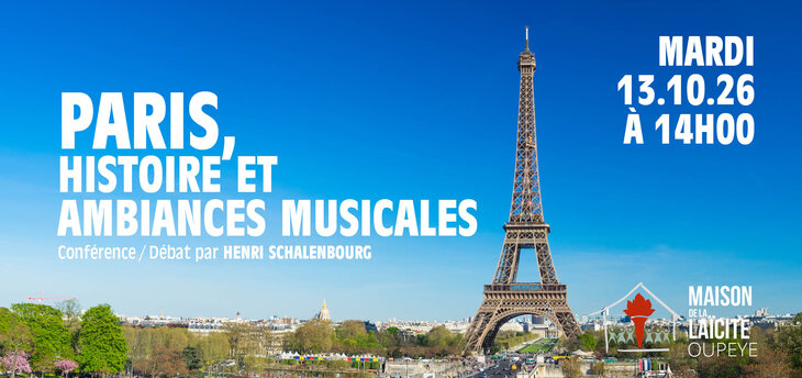 Conférences « Paris, histoire ambiances musicales »