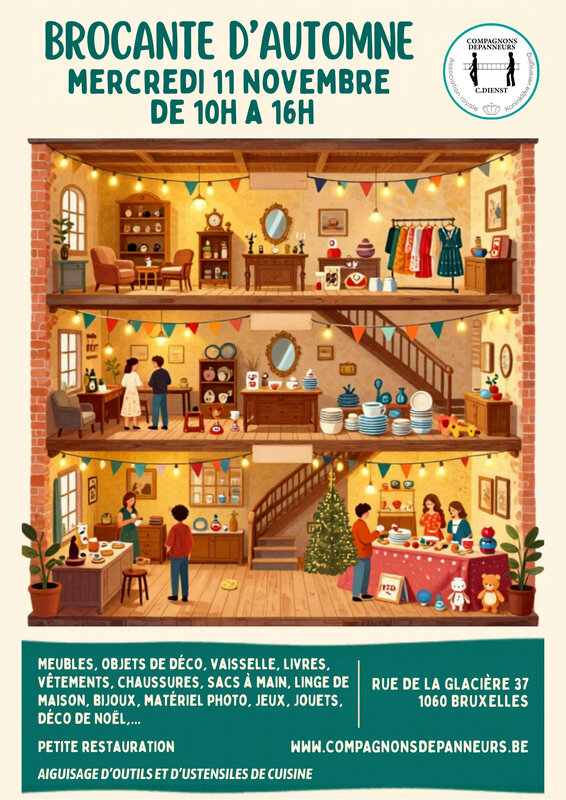  Brocante profit l asbl Compagnons Dépanneurs
